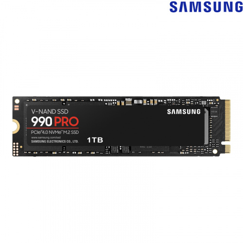 Samsung 三星 990 PRO 1TB M.2 PCIe Gen4 SSD固態硬碟 無散熱片版本 五年保固 MZ-V9P1T0BW