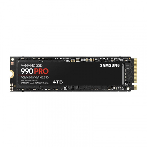 Samsung 三星 990 PRO 4TB M.2 PCIe Gen4 SSD固態硬碟 無散熱片版本 五年保固 MZ-V9P4T0BW