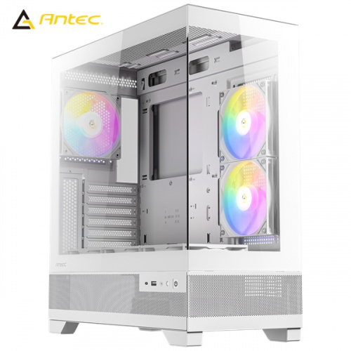 ANTEC 安鈦克 CX700 RGB 電腦機殼 白色 【ATX/TYPE-C/玻璃側透/顯卡長41cm/CPU高16cm/預裝風扇x6】