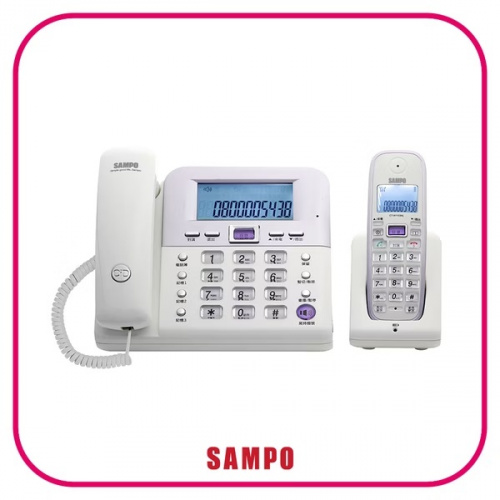 SAMPO 聲寶 2.4Ghz高頻數位無線電話 CT-W1103NL