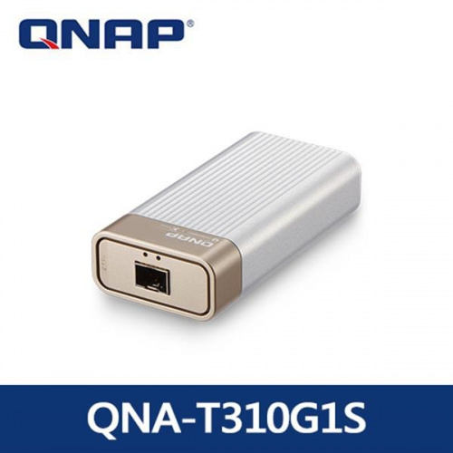 QNAP 威聯通 QNA-T310G1S Thunderbolt3 對 10GbE(SFP+) 網路轉換器
